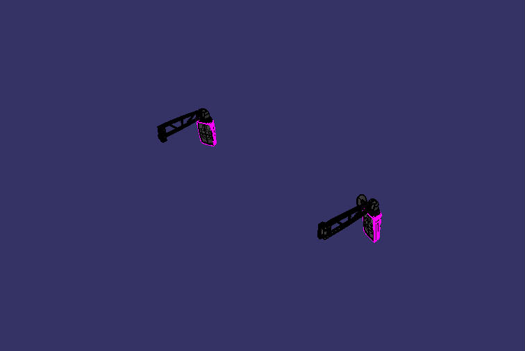 Электрическое двойное наружное зеркало заднего вида с длинным стержнем ( 6128H , левый руль, с оттайкой)