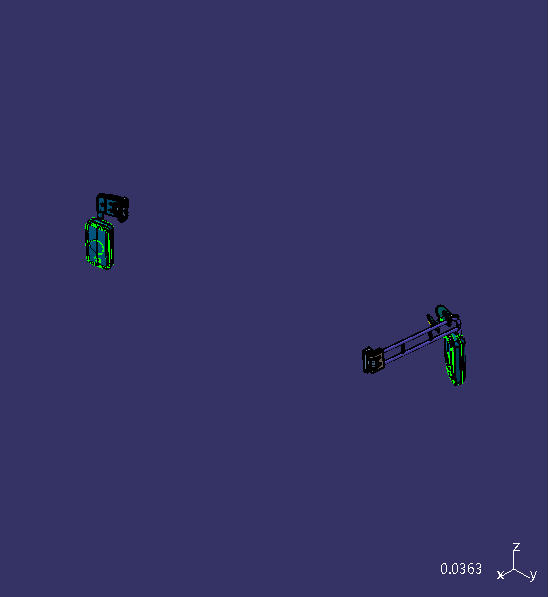 Rod rearview mirror, electric left rudder length, shock absorption