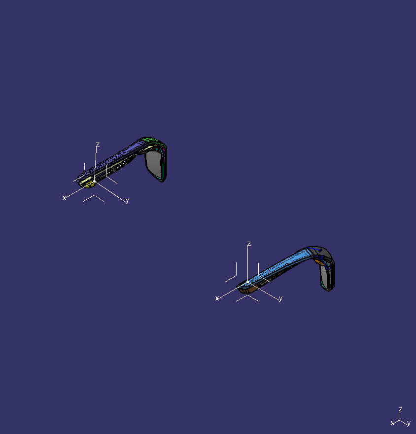 Rabbit ear rearview mirror, electric, left rudder double length, 7 series (mirror widened)