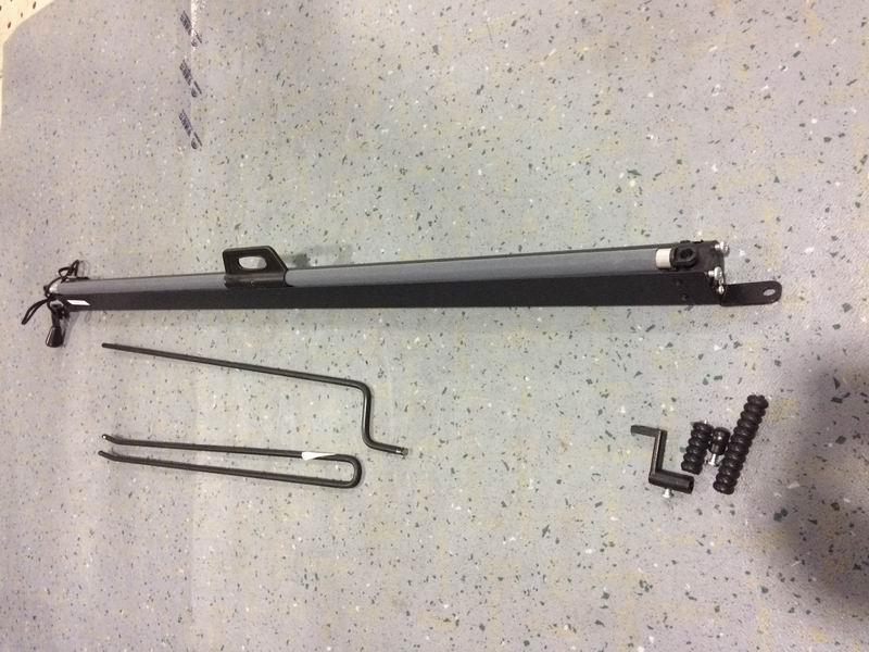 Domestic 6737D front windshield half manual sunshade/rail type-1