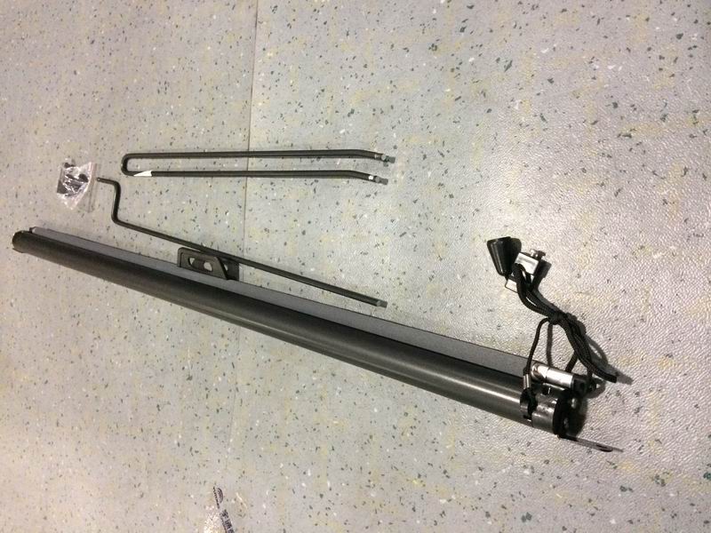Domestic 6737D front windshield half manual sunshade/rail type-2