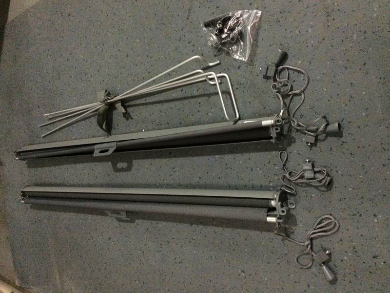 Внутренний ЗК 6858H лобовое стекло двойной половинной ширины, ручная солнцезащитная шторка/рейка