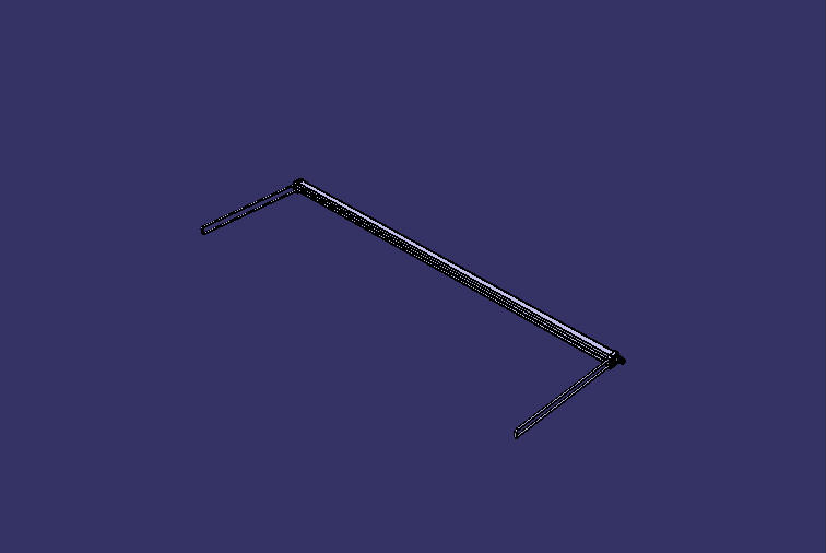 6127H lower front windshield half manual sunshade/rail type