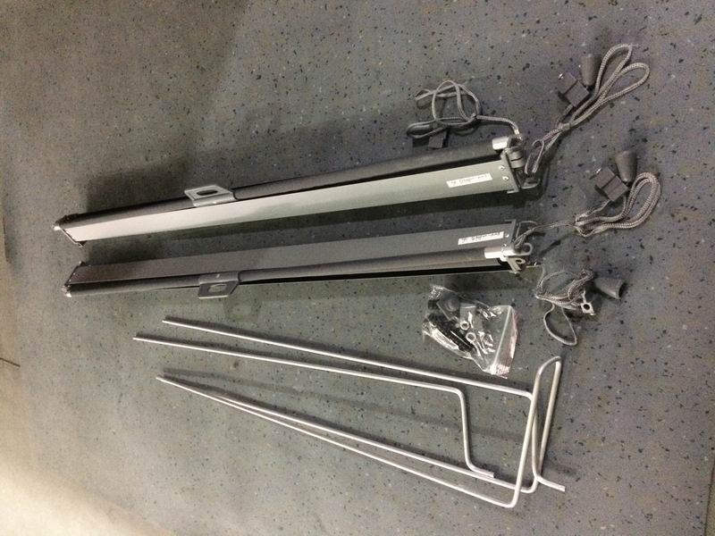 ZK6899H front windshield double half-width manual sunshade/rail type-1