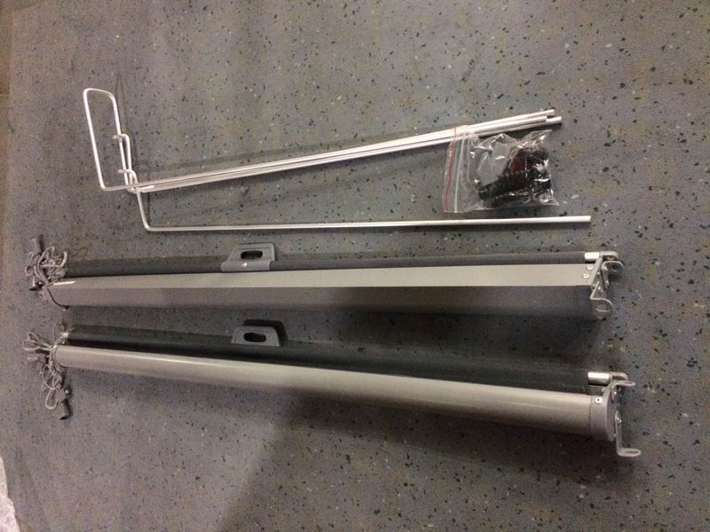 ЗК 6899H лобовое стекло двойной половинной ширины, ручная солнцезащитная шторка/рейка