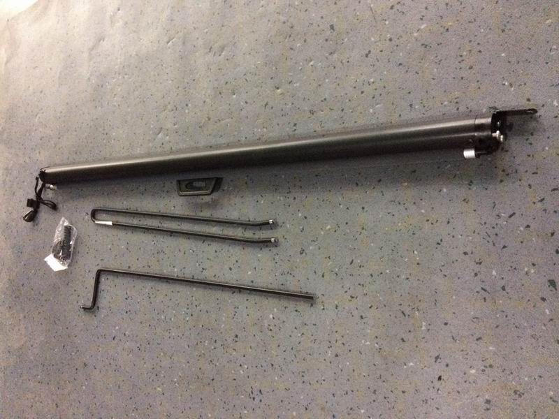 ZK6609 front windshield half manual sunshade/rail type-2