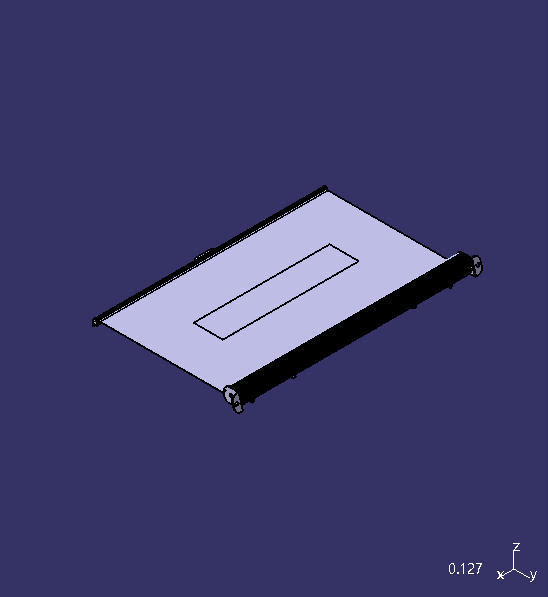 Солнцезащитный козырек, приводной, половинной ширины/штангового типа, 6601