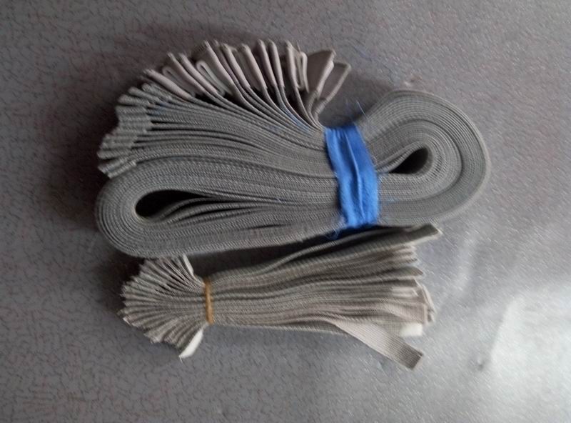 Curtains; ZK6960HA; hanging strips; off-white (by color sample)