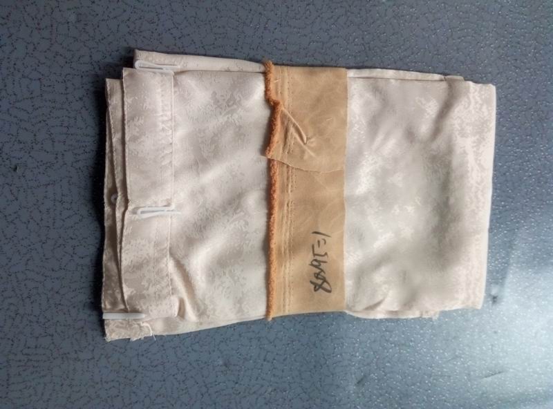 Beige soft cloth curtains/6100H/middle door/