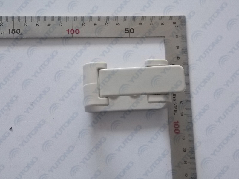 Curtain hook, snap-on type, small, rhinestone white