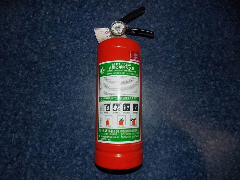 Fire extinguisher, MFCZ/ABC, 2KG, Chinese and English
