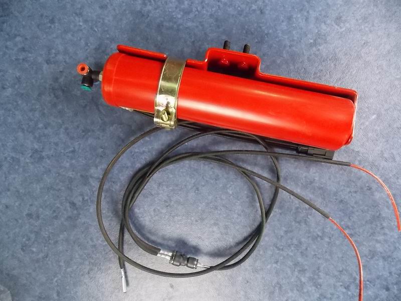 Fire extinguishing bullet, cylindrical, FFX-ACD0.3-GC, manual-automatic
