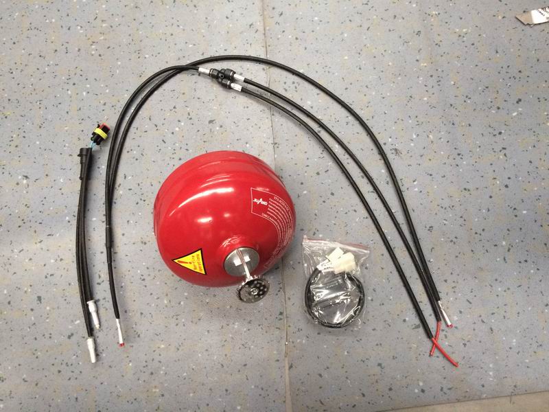 Fire extinguishing bomb, lantern, FFX-ACD0.6-GC, pure English