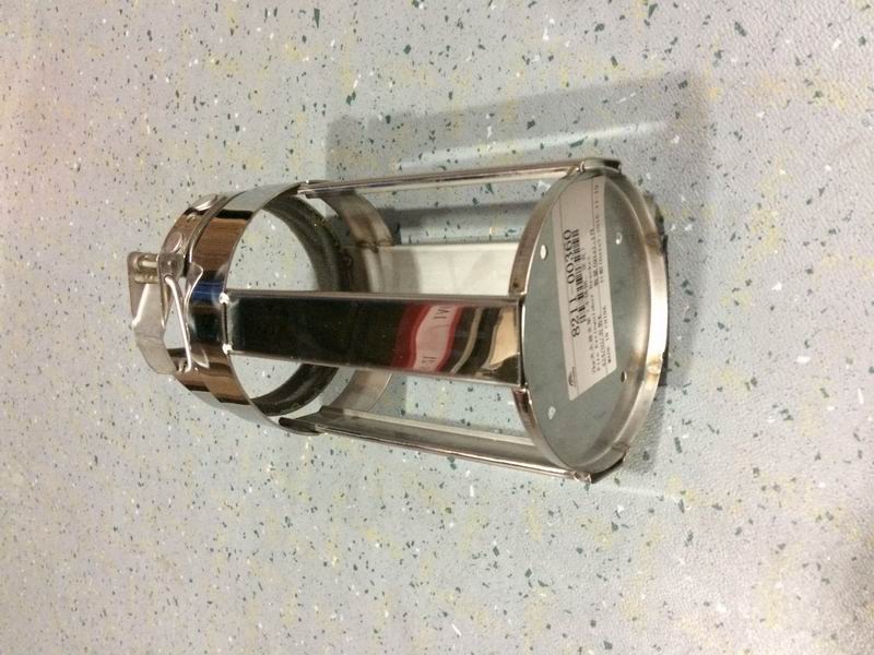 Fire extinguisher bracket, 2kg, stainless steel, vertical-2