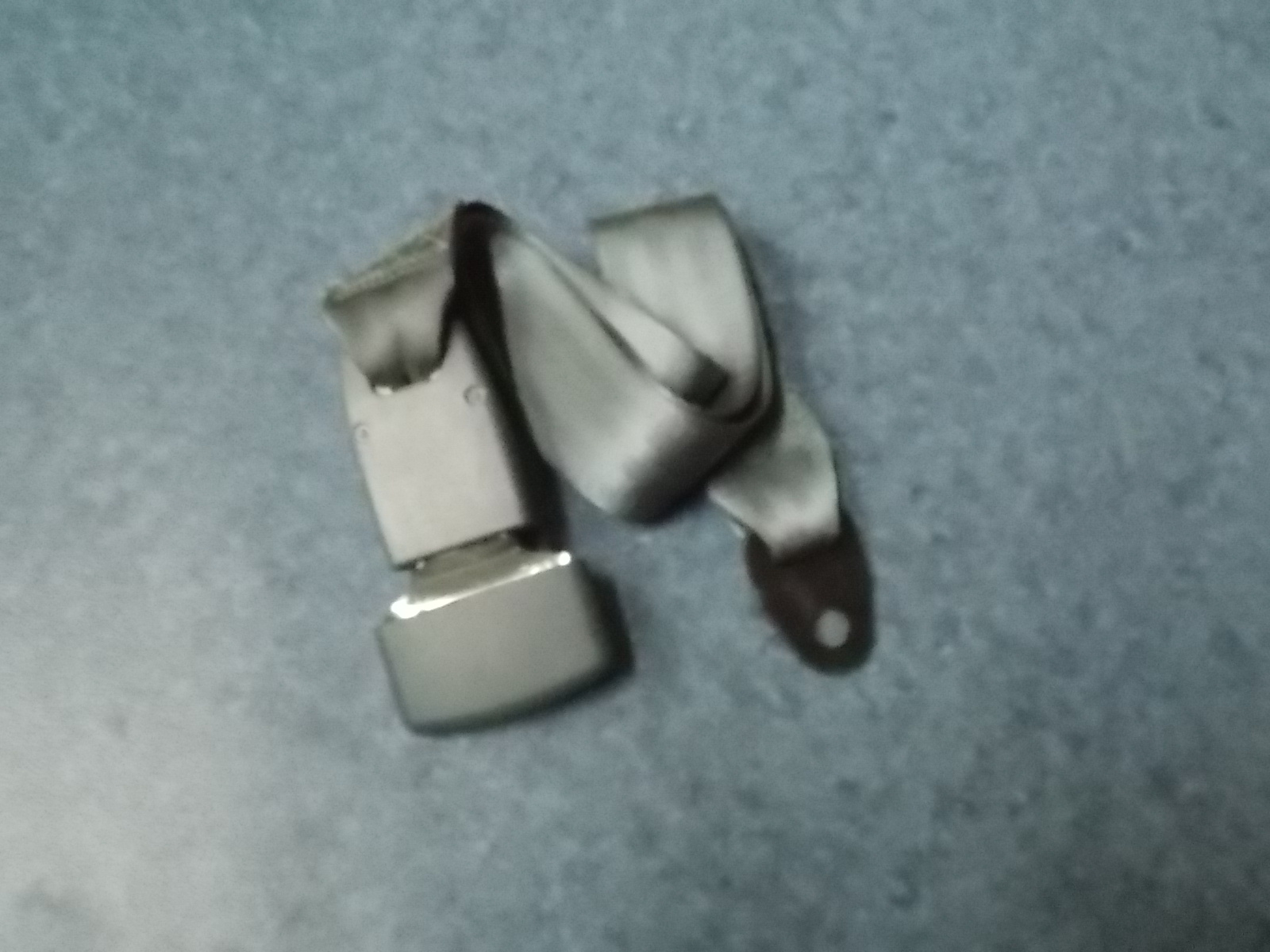 D Normal two-point light brown seat belt