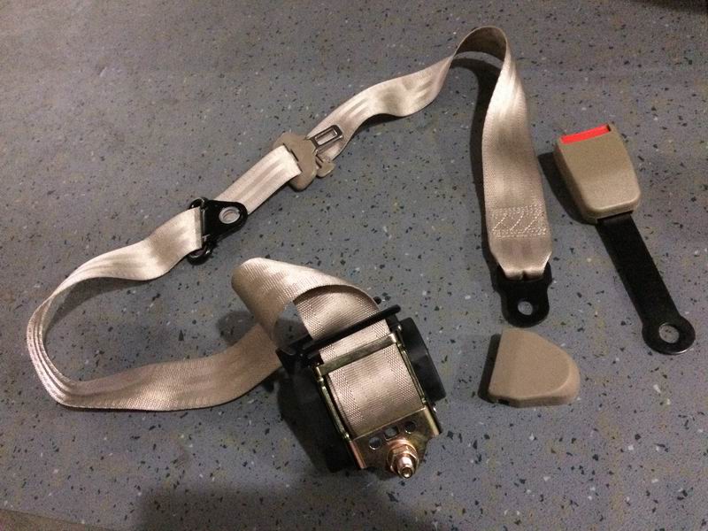 Three-point rolling light brown seat belt-rolling force 4N new-2