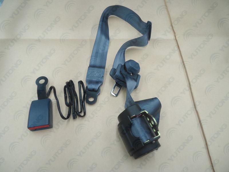 YTF032 three-point horizontal rolling grey pulley safety belt