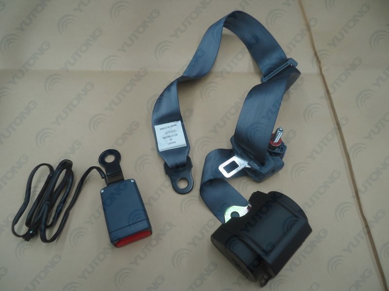 YTF032 three-point horizontal rolling grey pulley safety belt-1