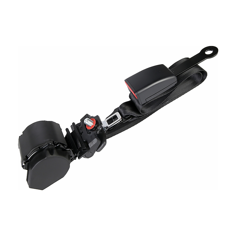 YTSQ01(D) Three-point black retractable seat belt-left rudder-2
