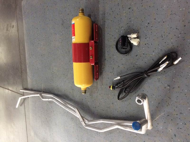 Fire extinguishing bomb, pipe network type, FFX-ACD1-GKC, double pipe-1