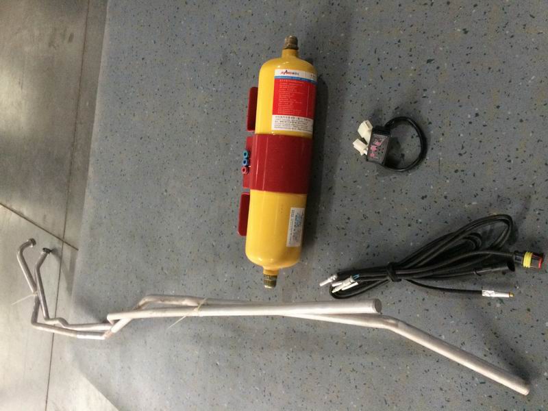 Fire extinguishing bomb, pipe network type, FFX-ACD1-GKC, double pipe