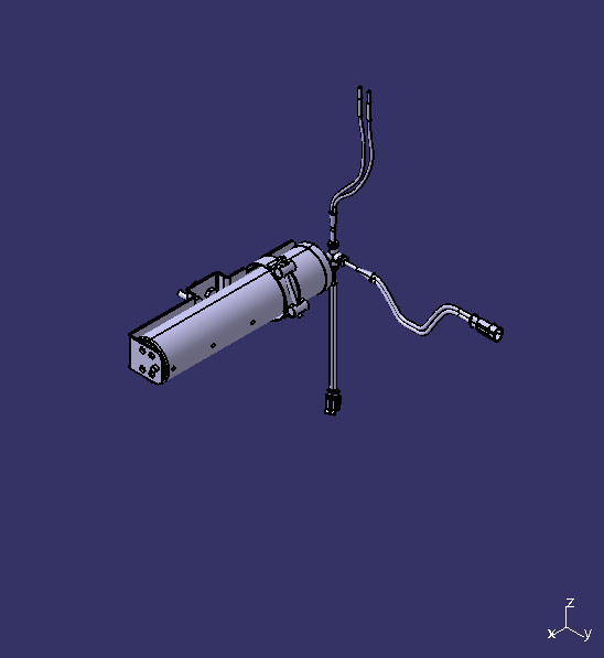 Fire extinguishing bullet, cylindrical, FFX-ACD0.3-GC, manual-automatic