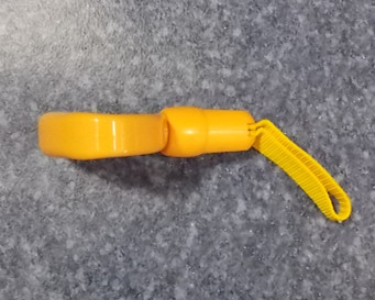 Ring, FY90B, yellow, oval, non-advertising, yellow rope, pre-elimination