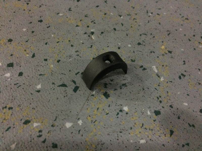 Handrail sheathing fixing ring, black-1