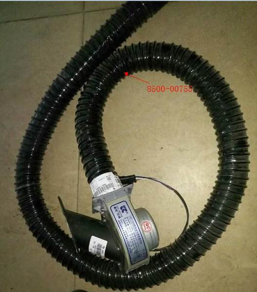 6100 хвостовой сильфон для ванной комнаты Φ 50 * 2m , черный