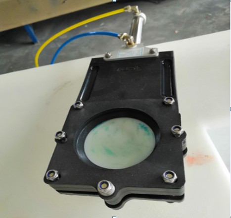 Sewage valve assembly; integral type