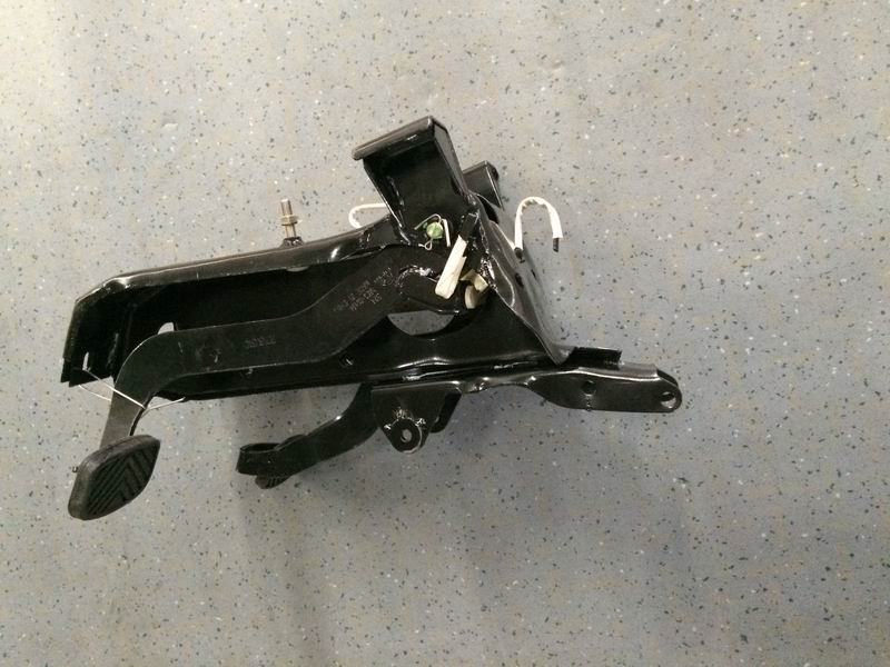 Pedal mechanism assembly, two combination pedals