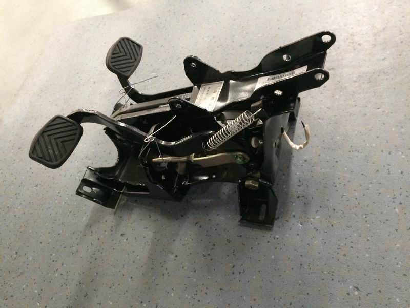 Pedal mechanism assembly, two combination pedals-2