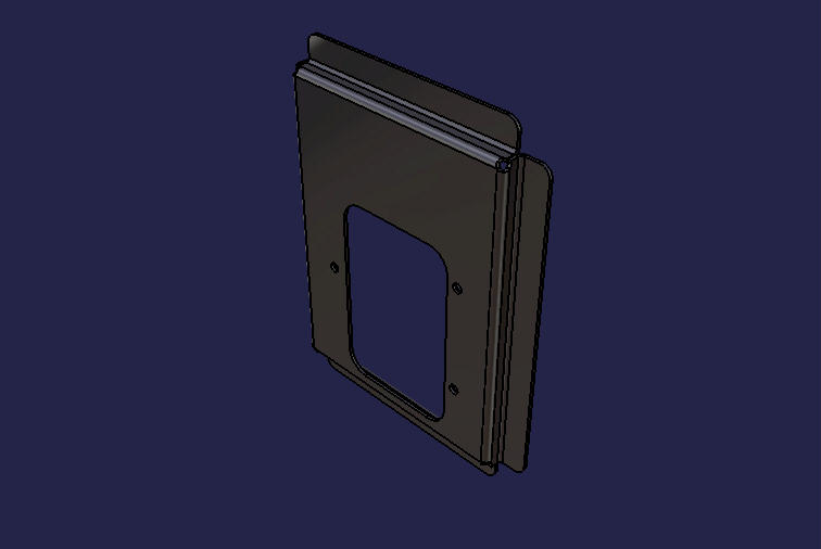 Pedal fixing base plate, brake pedal, 335*245