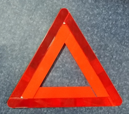 Triangle warning sign, YJ-D8-B-1