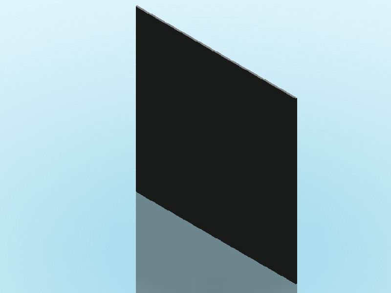 Inner roof decorative parts, PE board, 1000*1000*10, with aluminum foil