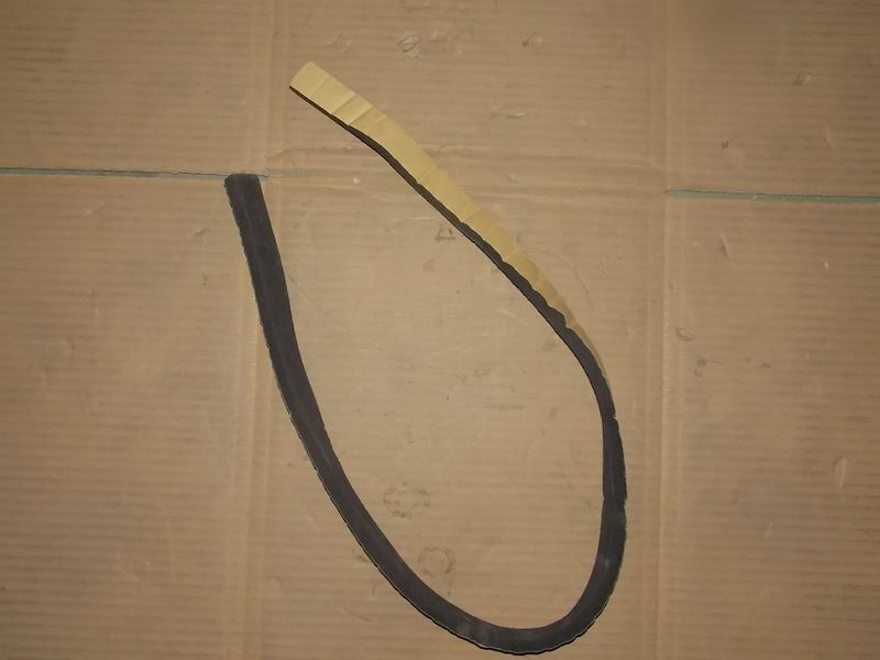 Rubber strip, slow rebound rubber strip, 6121, 10x30X1000