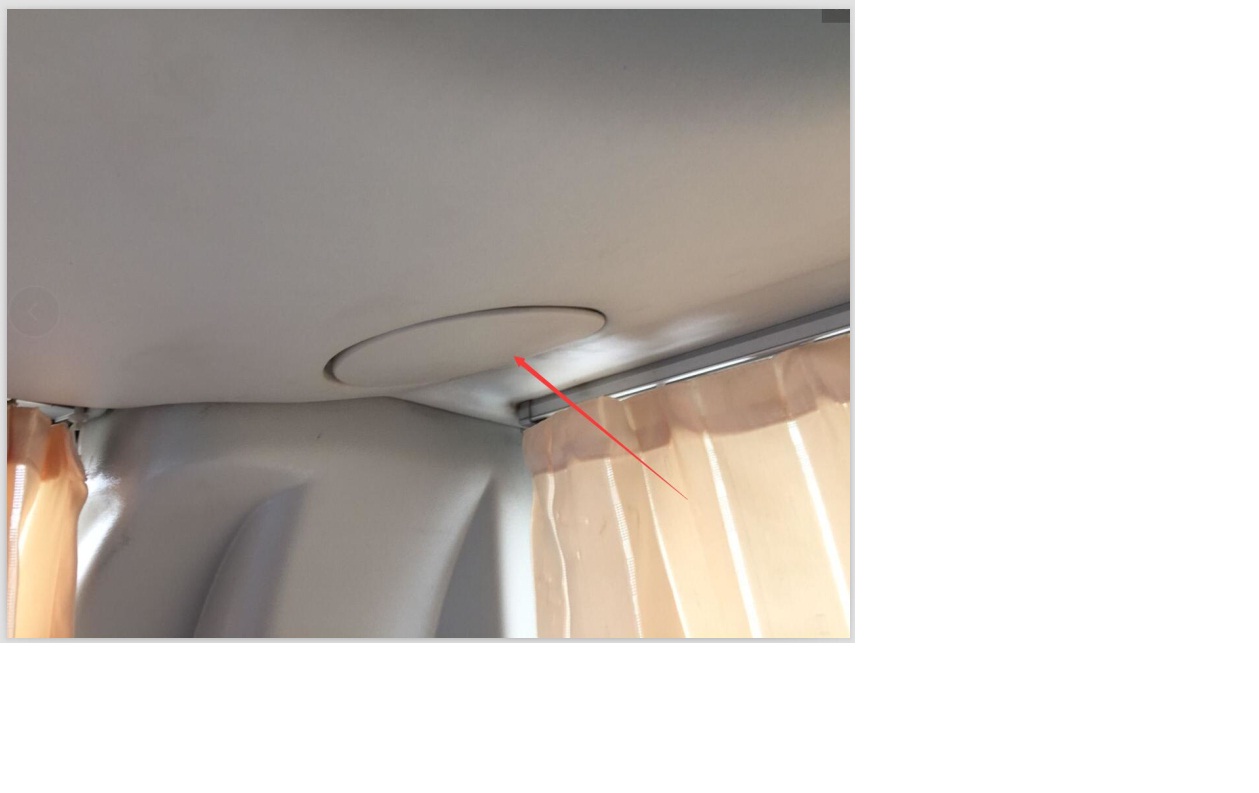 6858 rear top round inspection cover, injection molded parts