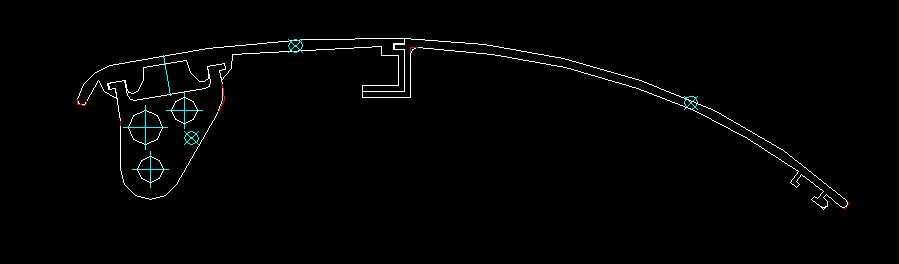 Алюминиевый профиль, дверь частного склада, фиксированная линейка 5m , материал