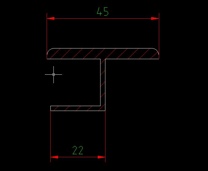 Floor pressing strip, fixed ruler 6m, line density 0.697kg/m, maintenance port