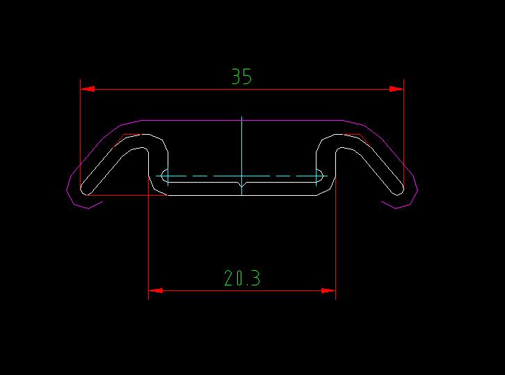 Д 58 полосовой декоративный алюминиевый профиль, фиксированная линейка 6000 электрофорез для устранения серебристо-серого цвета