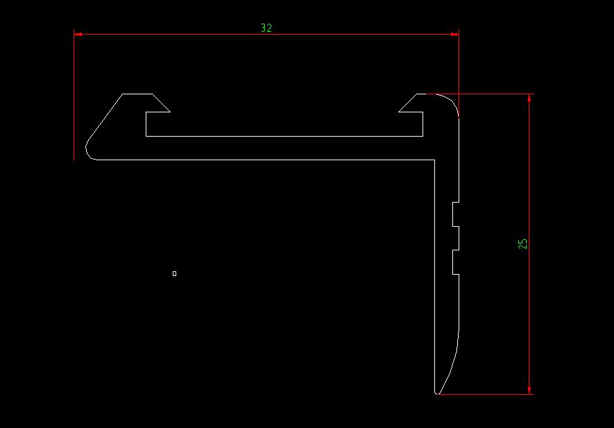 Тяжелый продольный пол, 0,323 кг/м, стационарный правитель 6000 мм