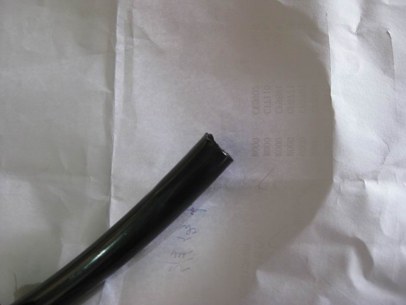 Nylon tube, φ16*1.5, black, DIN74324 marked