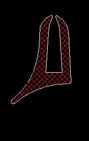 Rubber strip, front windshield, ZK6115, Rhine