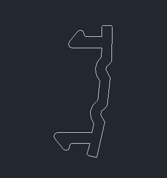 Inner circumference cover, window frame cover, PVC6.9m silver grey