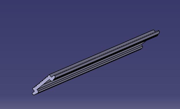 Decorative straight profile, PVC yellow, step-pressing cover, 20m/disk