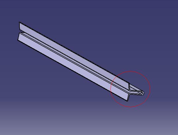 Декоративный прямой профиль, ПВХ, сиденье, 5500 /светло-серый