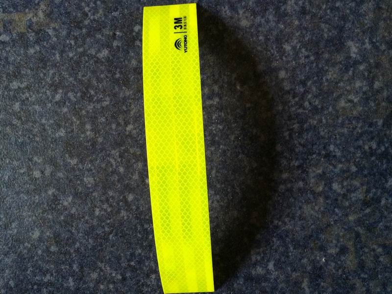 Reflective film (fluorescent yellow-green 4083) 3M logo (same as 12713)