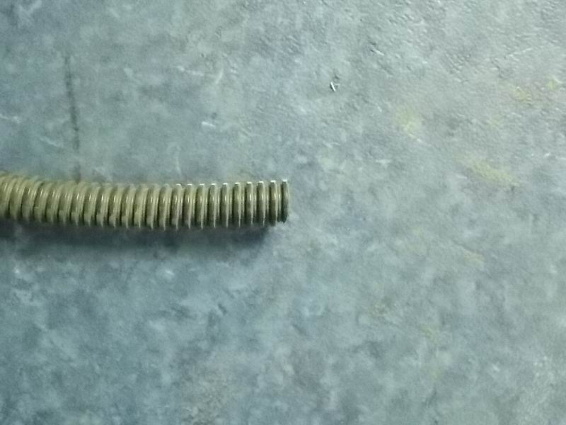 Пластиковая гофрированная труба, φ8, без отверстия, PA