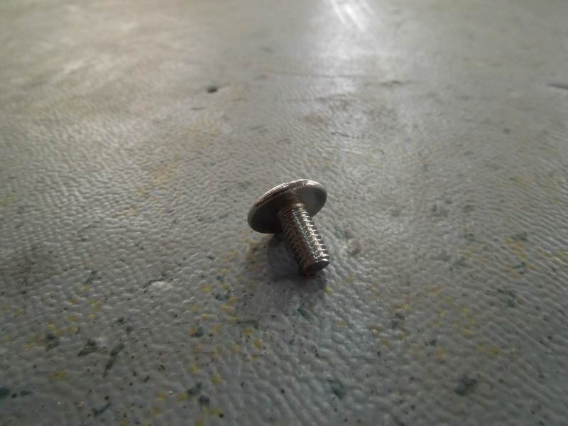 Slotted spherical large cylindrical head screw M6X12