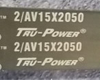 Dual belt, Type B, 2050, CR-1